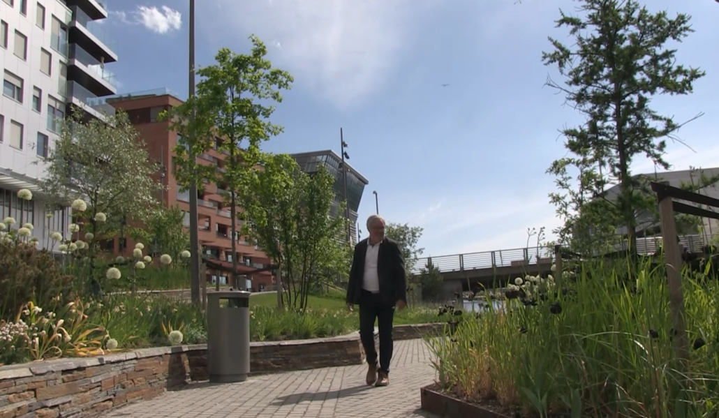Trond Knapstad på Akerselvallmenningen